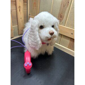 FurReal White Plush Interactive Dog Toy With Remote Control
